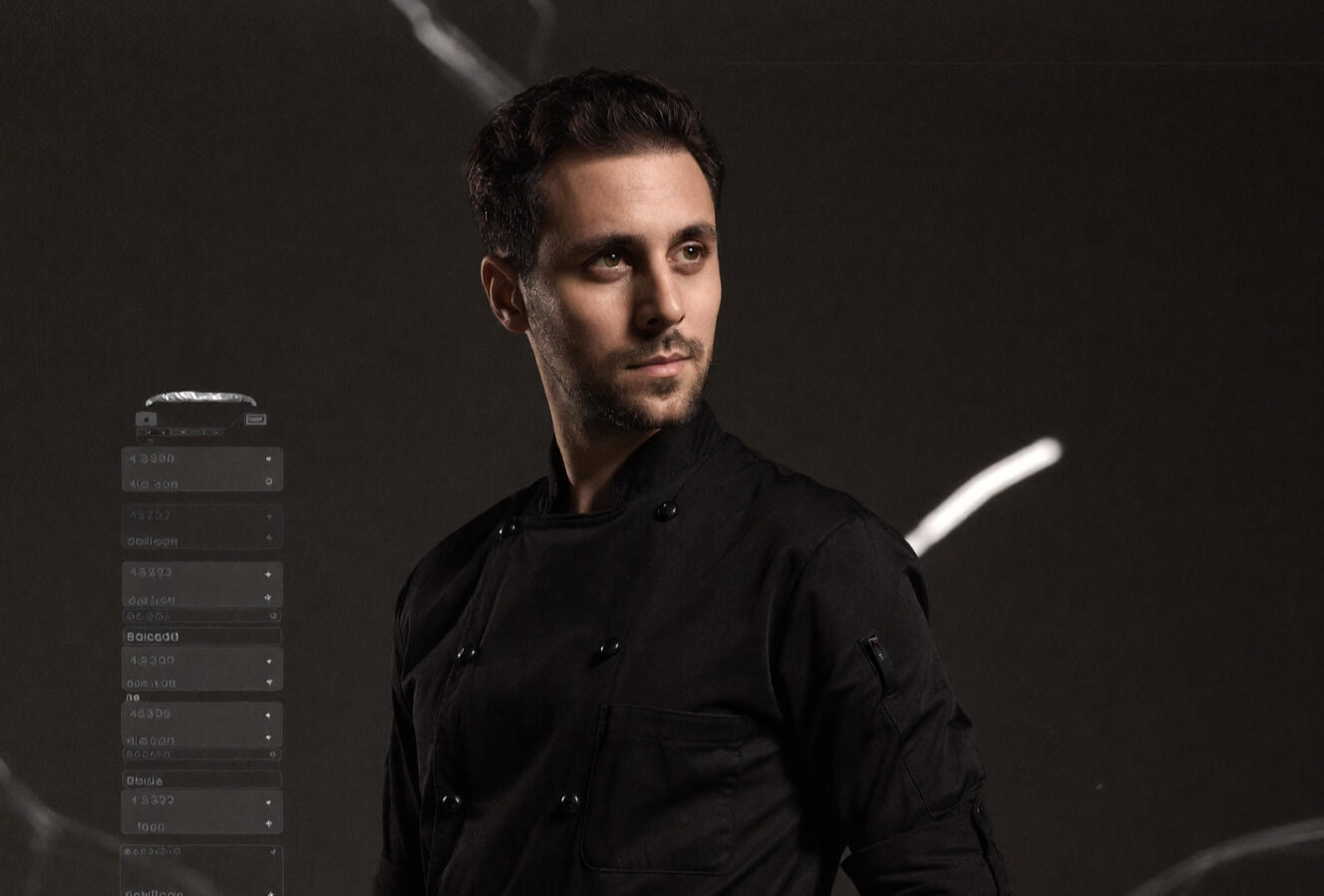 Flavio de Stefano in his Bakery de Stefano workshop